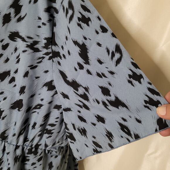 Shein Curve Blue and Black Binding Shirt - 3XL - Picture 5 of 13